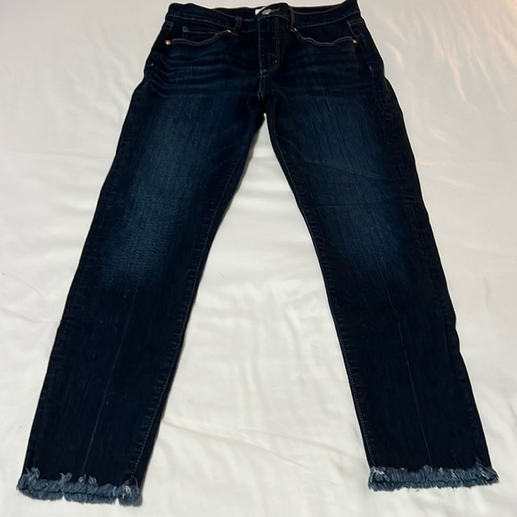 LOFT Modern Skinny Dark Wash Jeans - Picture 1 of 6